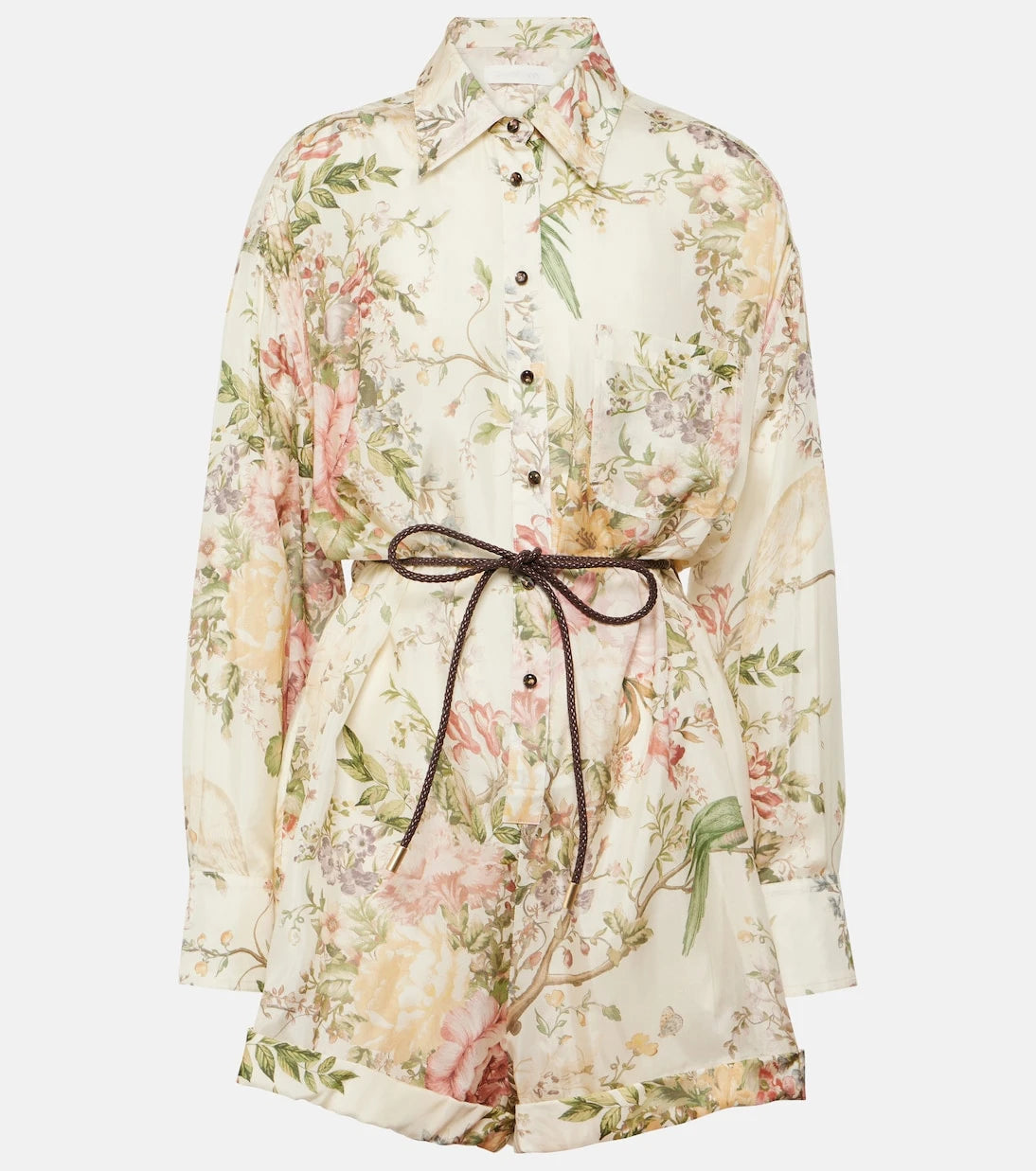 Zimmermann - Waverly floral silk romper