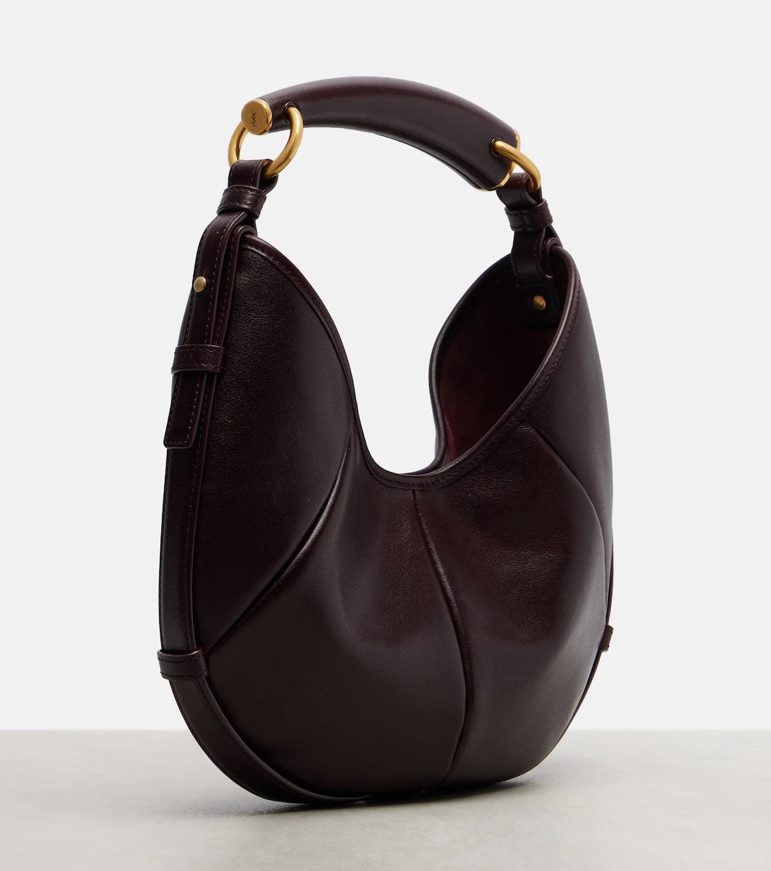 Saint Laurent - Mombasa Small leather top-handle bag