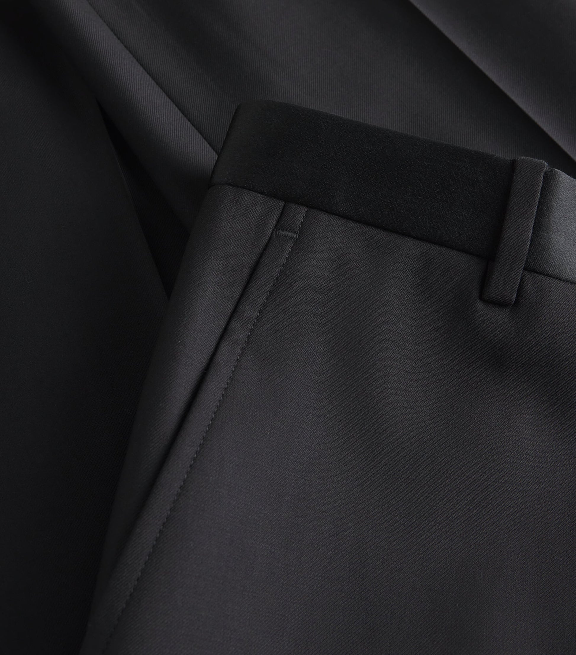 Emporio Armani Virgin Wool Tailored Trousers