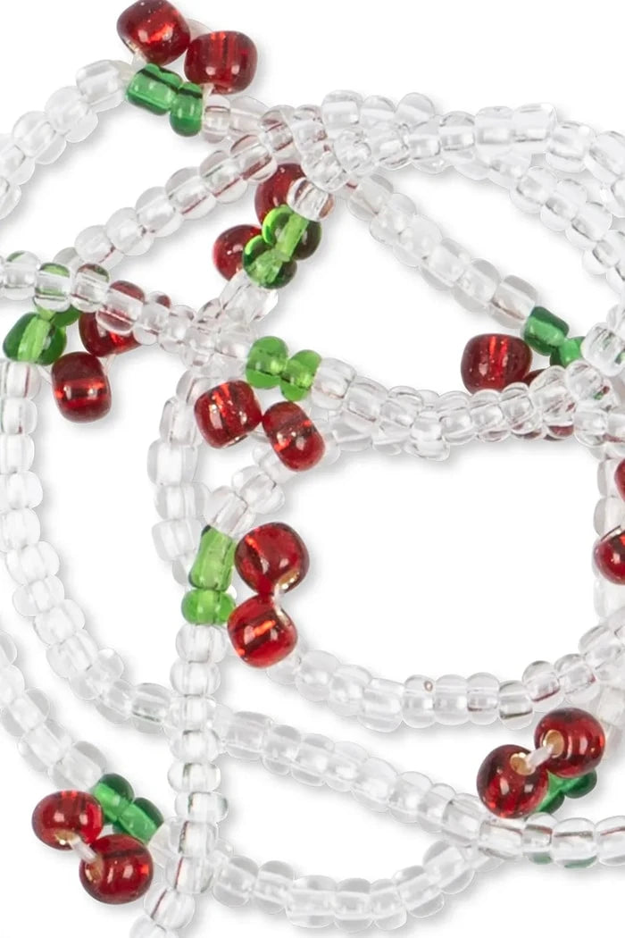 Konges Sløjd Çocuklar için PEARLY CHERRY KOLYE VE BİLEKLİK SETİ
