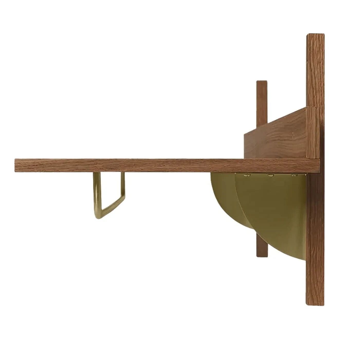 Ferm Living - Sector narrow shelf | Chêne fumé