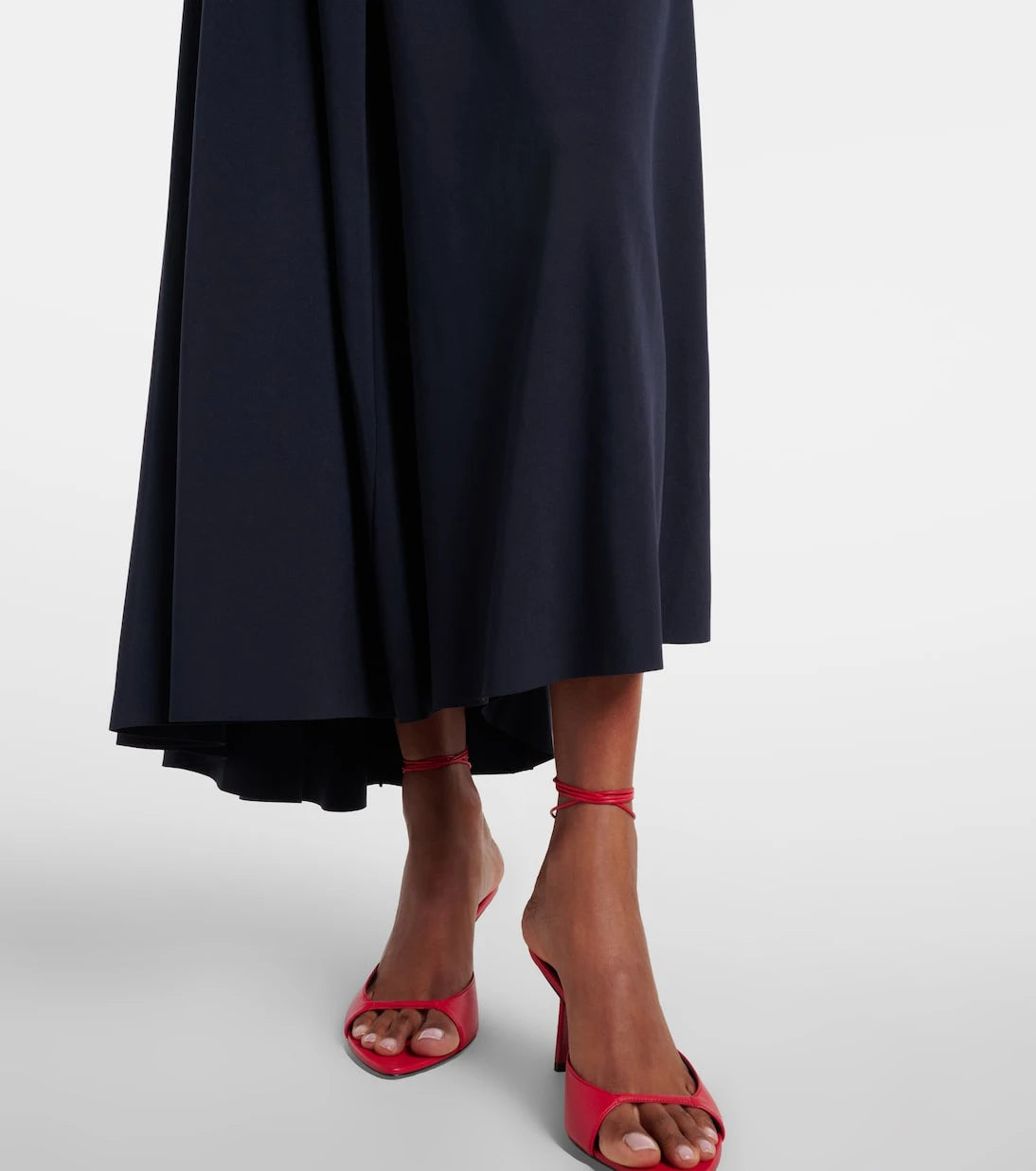 Victoria Beckham - Gathered jersey midi dress
