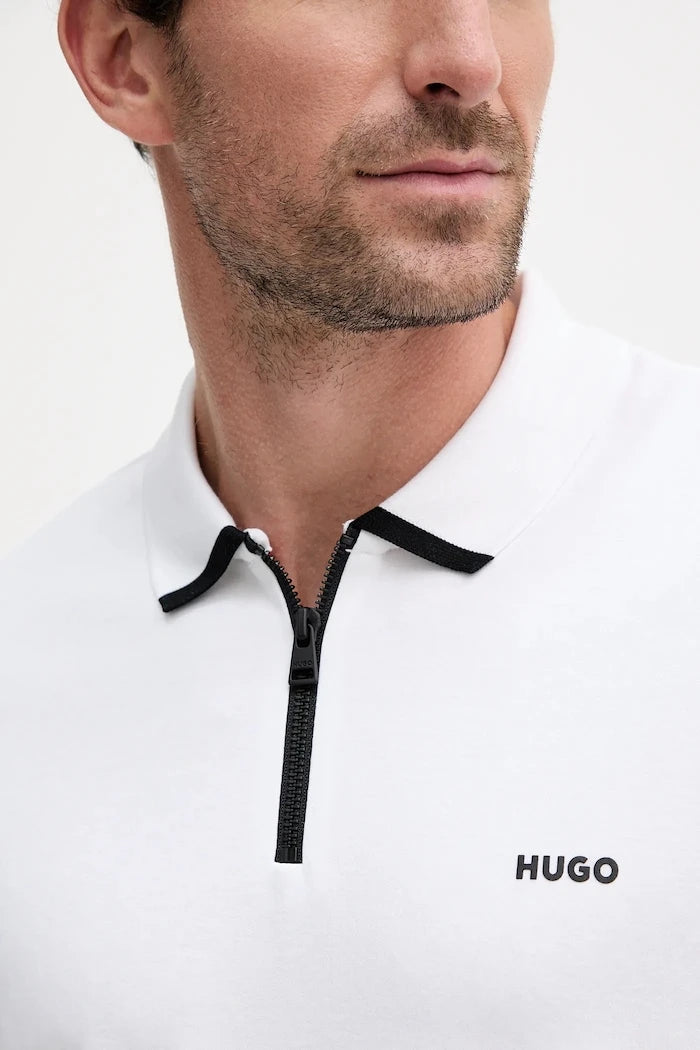 HUGO polo yakalı erkek pamuklu tişört Dalomino