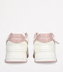Off-White Pink Leather Out of Office Sneakers