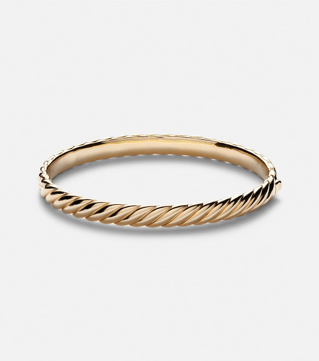 David Yurman - Sculpted Cable 18kt gold bangle