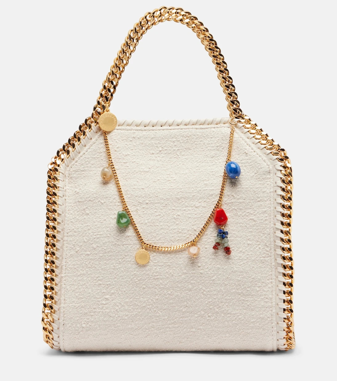 Stella McCartney - Falabella Mini embellished top-handle bag