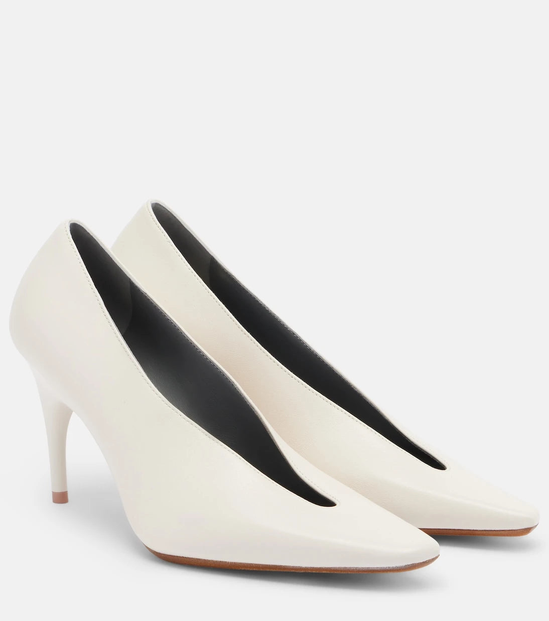 Balenciaga - Duchesse leather pumps