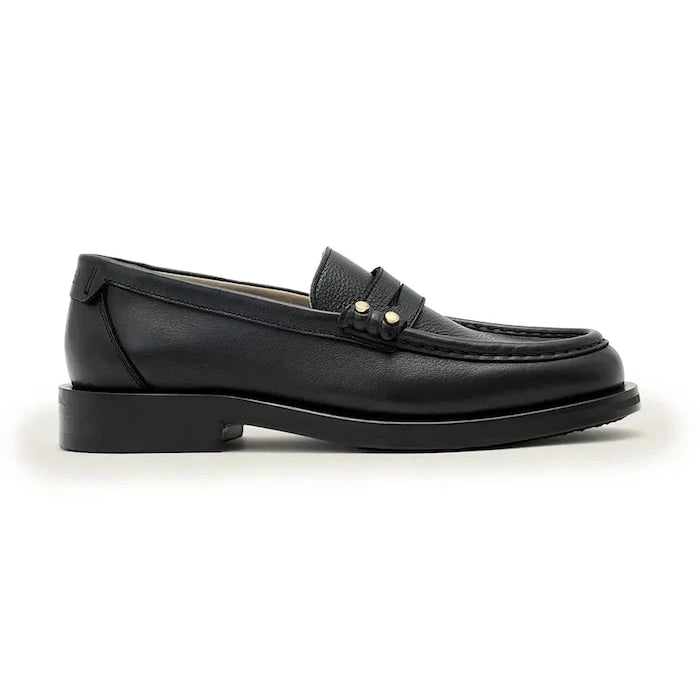 AllSaints мокасини дамски от кожа Bloom Stud Loafer