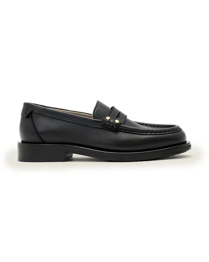 AllSaints мокасини дамски от кожа Bloom Stud Loafer