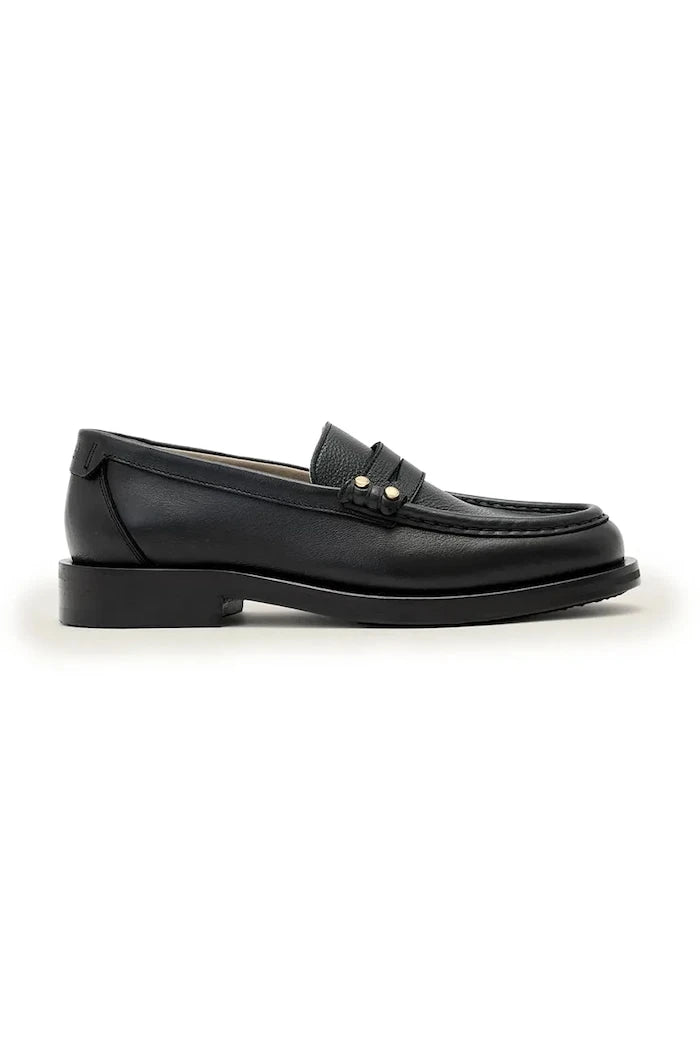 AllSaints мокасини дамски от кожа Bloom Stud Loafer