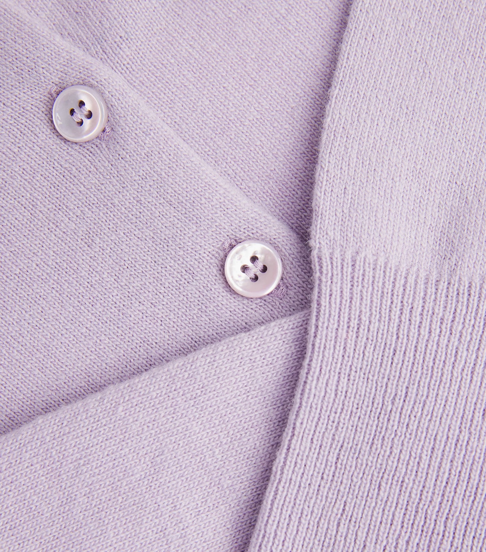 Maison Margiela Purple Virgin Wool Cardigan