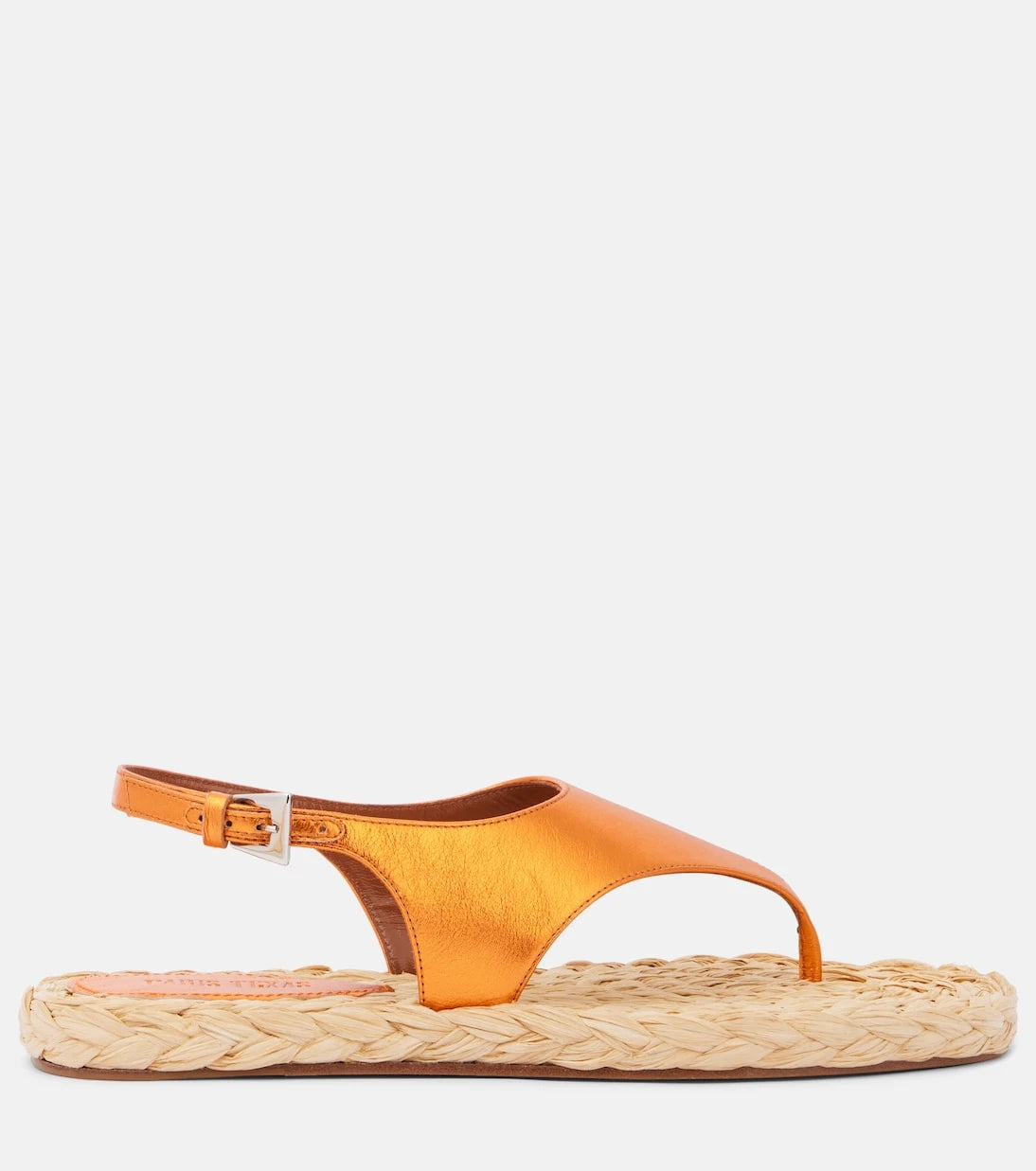 Paris Texas - Amalfi metallic leather thong sandals