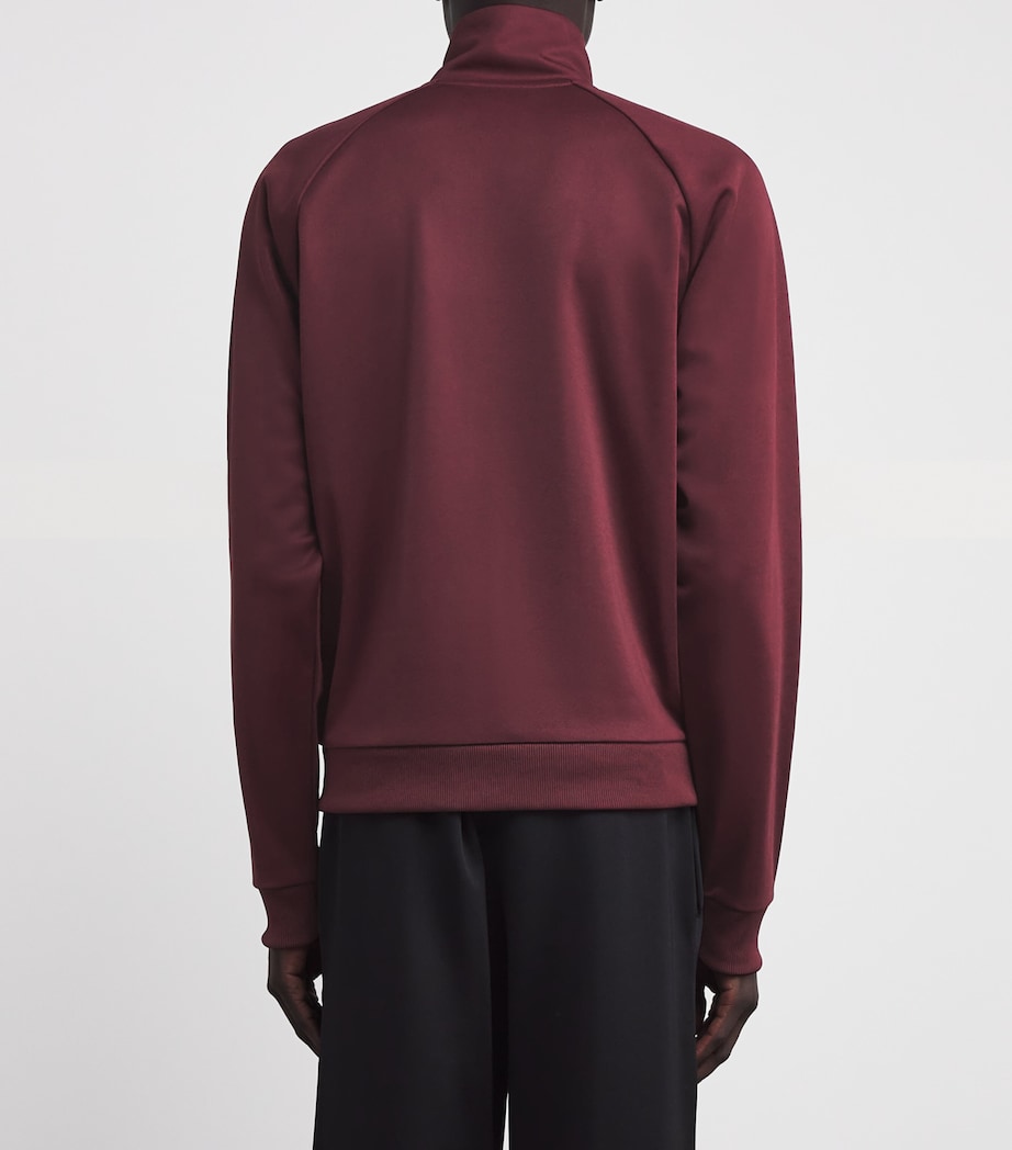 Fred Perry Burgundy Argyle Track Jacket