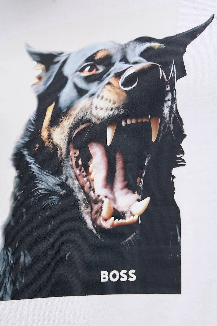 Памучна тениска BOSS Orange Te_Dobermann