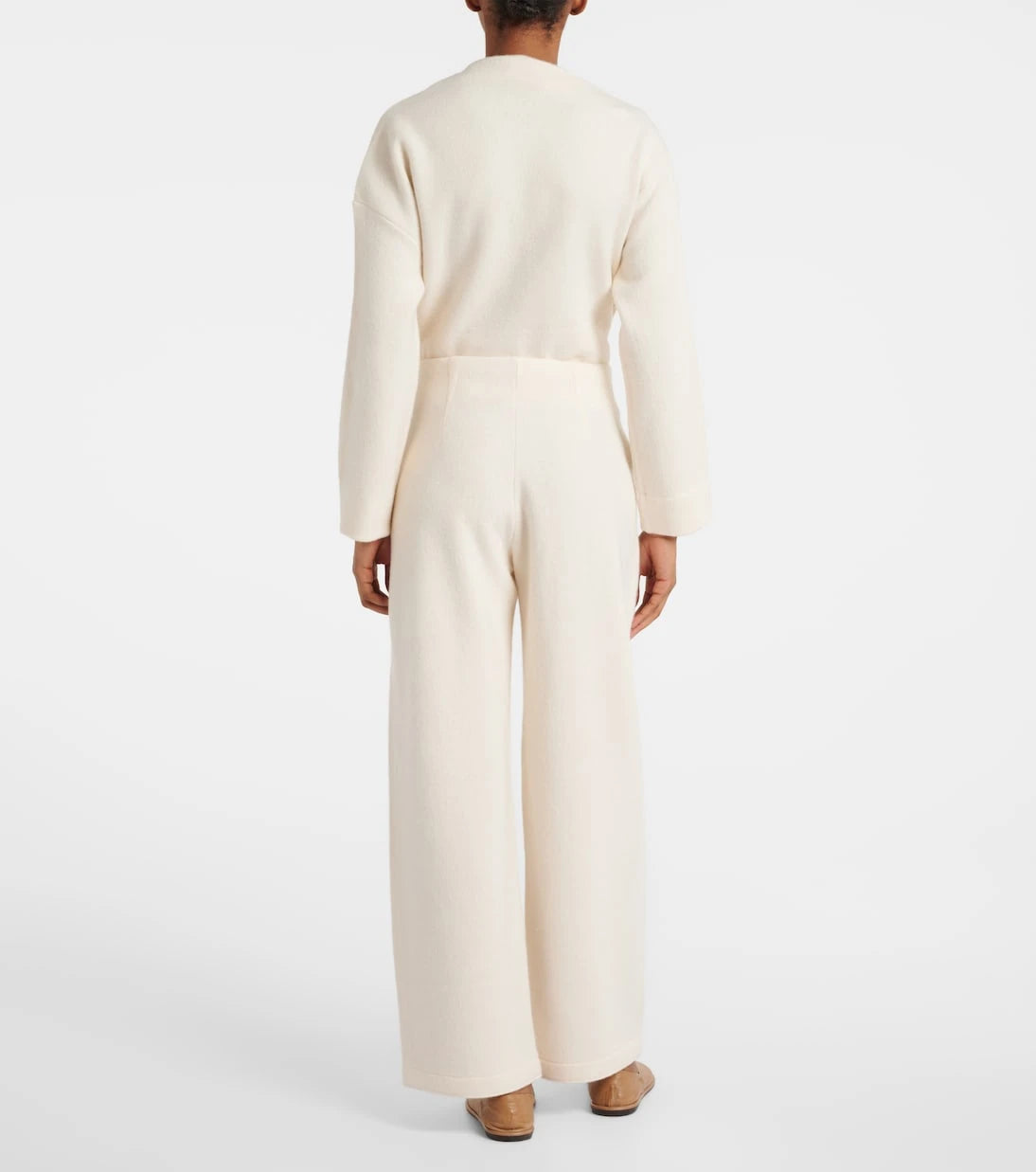 Max Mara - Arca cashmere and wool wide-leg pants
