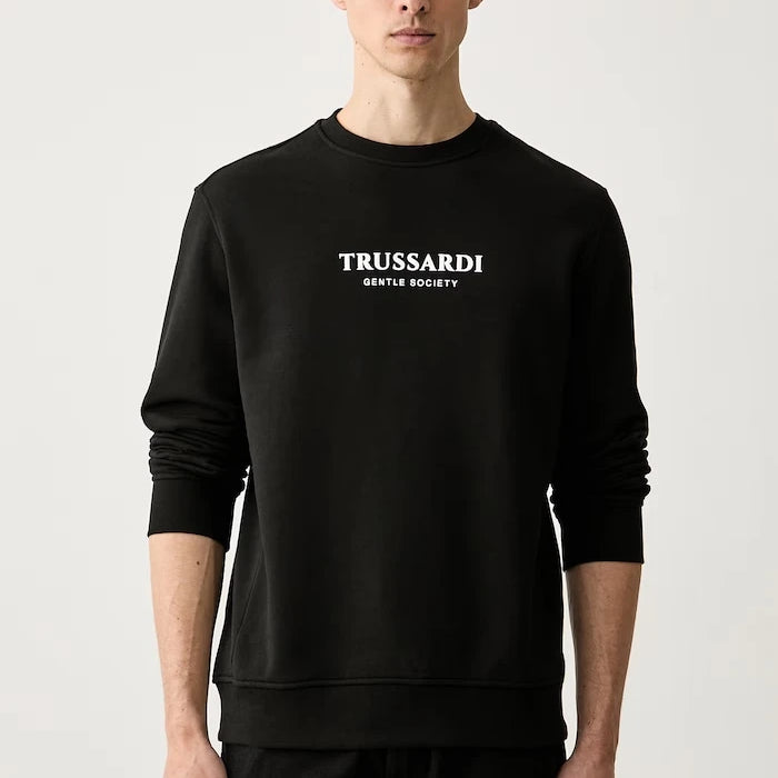 Trussardi erkek pamuklu sweatshirt