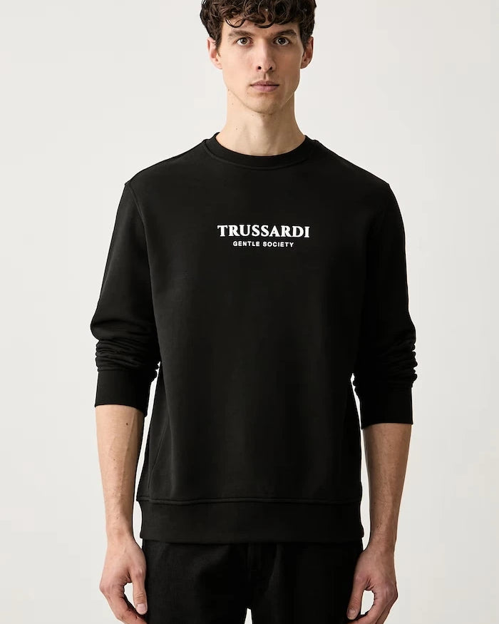 Trussardi erkek pamuklu sweatshirt