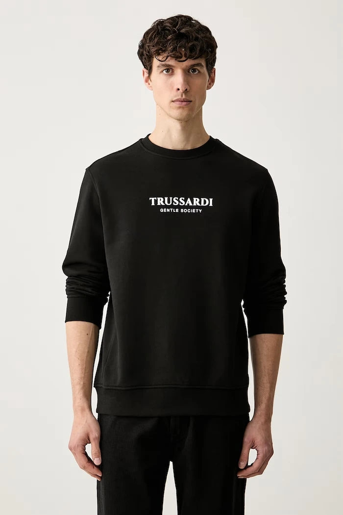 Trussardi erkek pamuklu sweatshirt