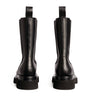 Bottega Veneta Black Leather Lug Boots