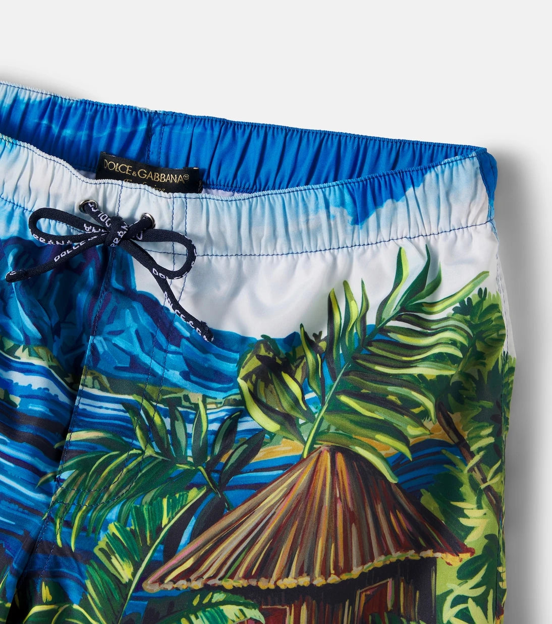 Dolce&Gabbana Kids - Printed swim trunks