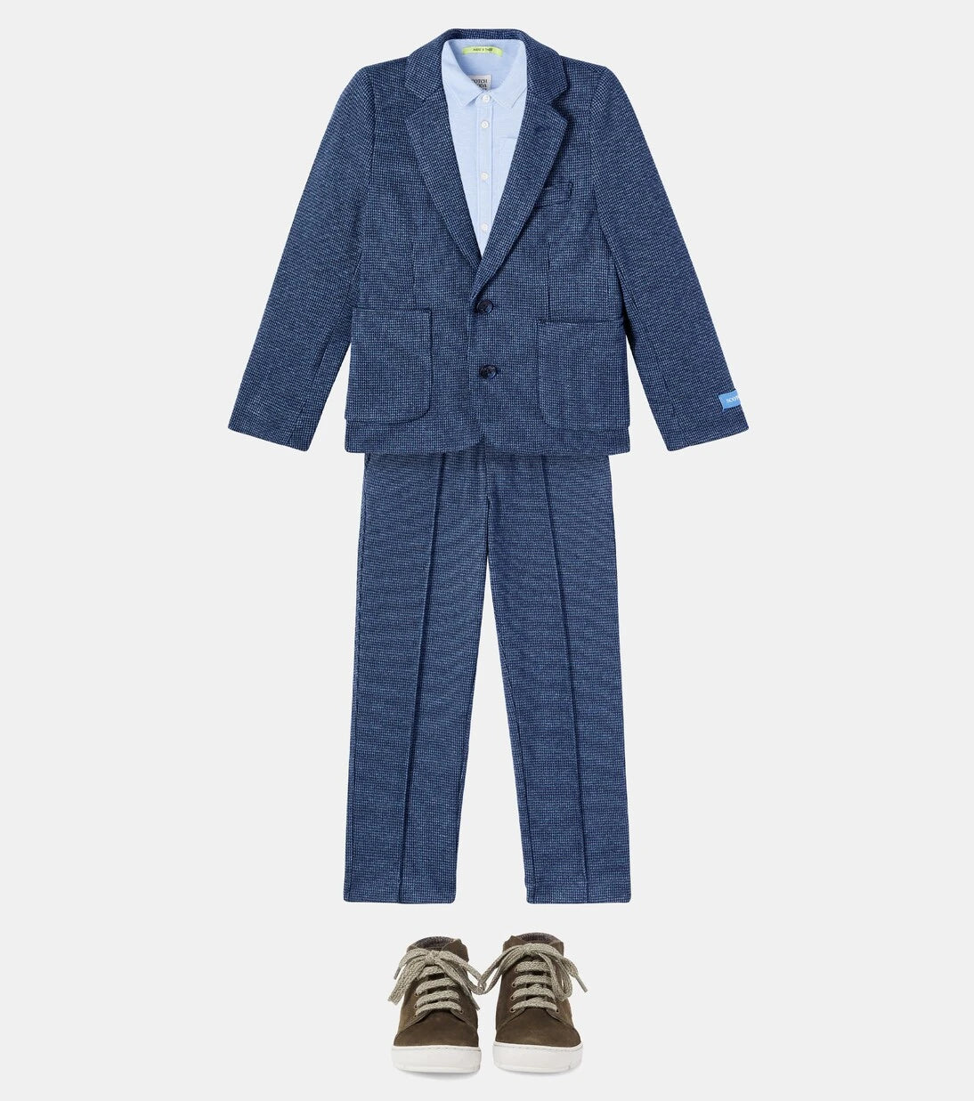 Scotch & Soda Kids - بنطلون بنقشة متعرجة
