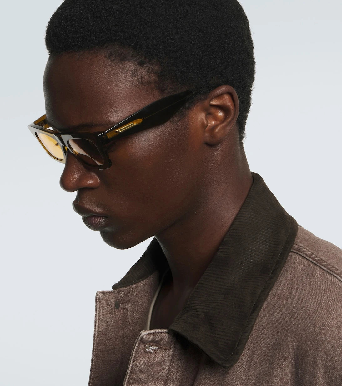 Bottega Veneta - نظارات شمسية مربعة