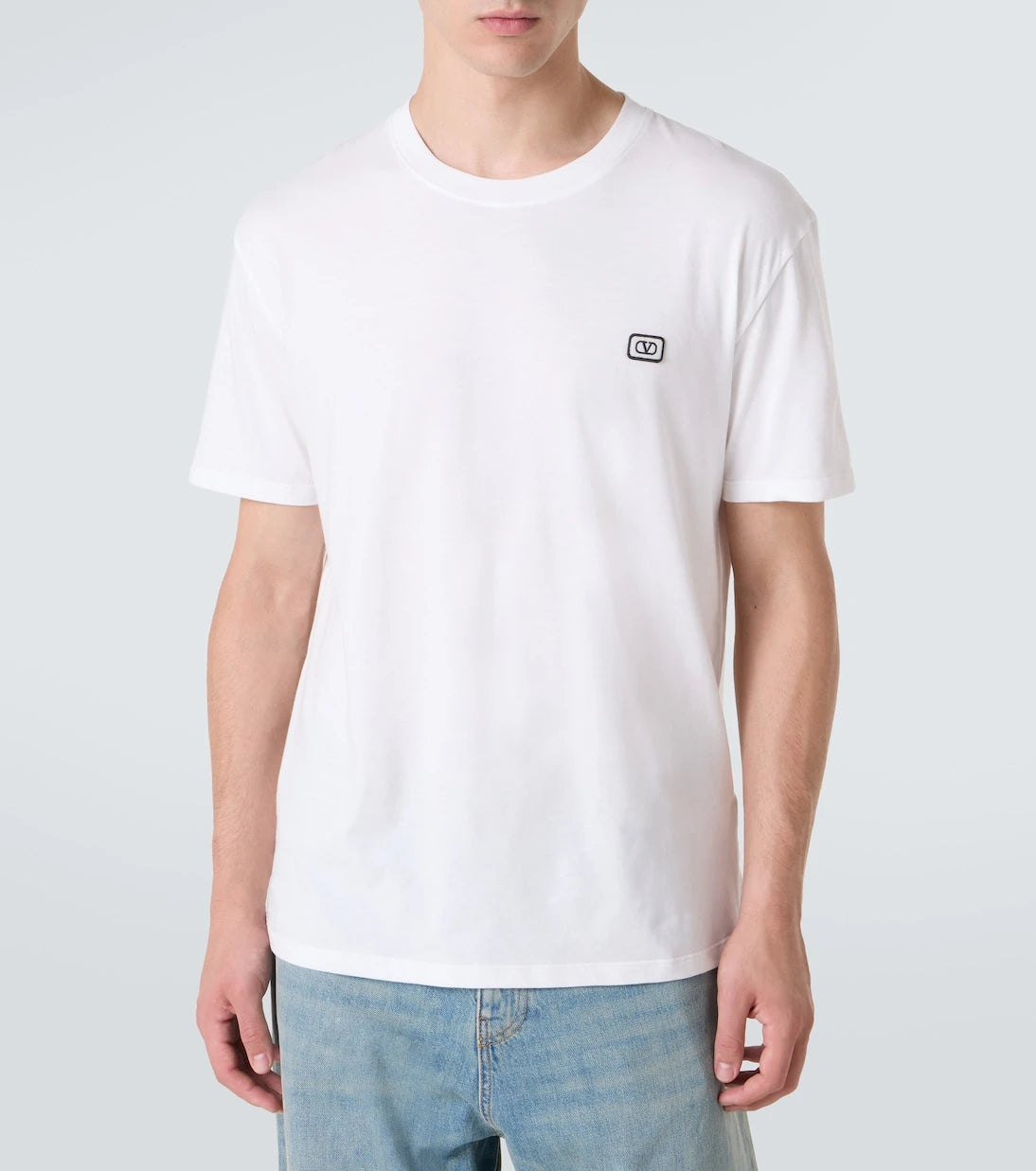 Valentino - VLogo cotton jersey T-shirt