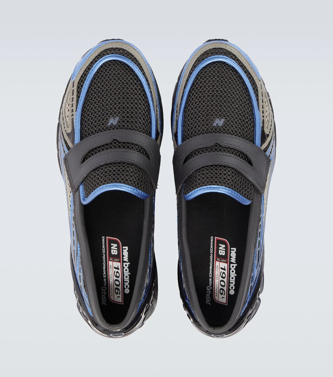 New Balance - حذاء سنيكرز لوفر 1906 من الشبك والجلد