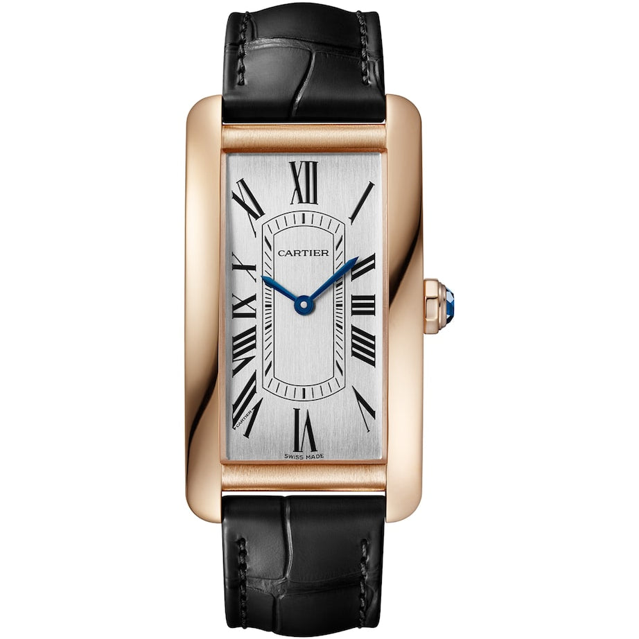 Rose Gold Tank Américaine Watch 44mm