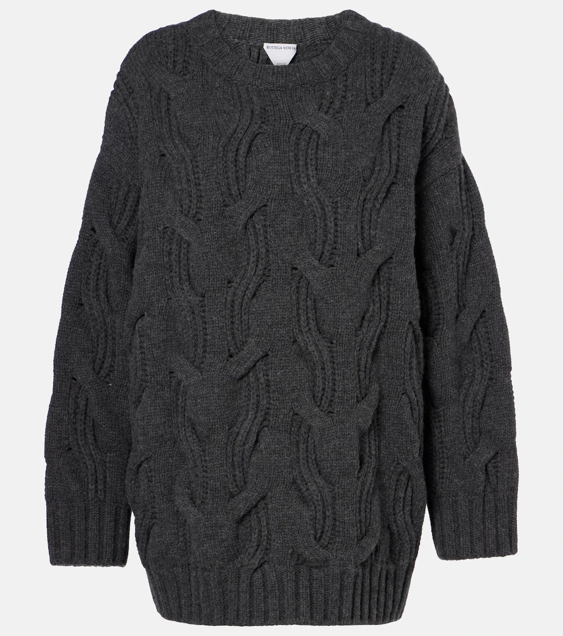 Bottega Veneta - Saç Örgülü Yün Kazak