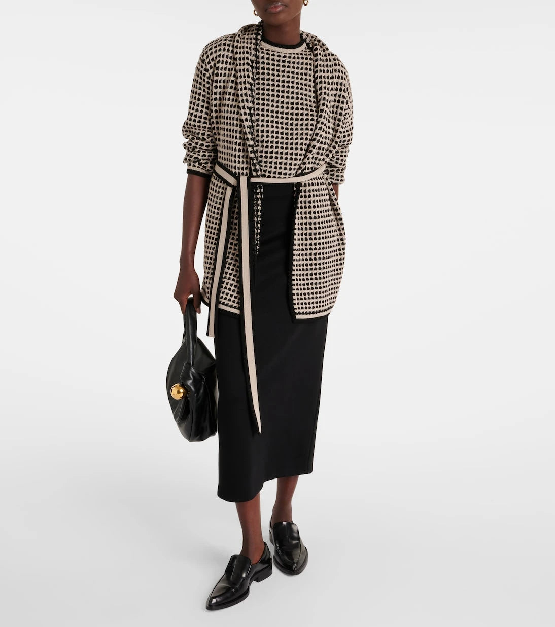 'S Max Mara - Fleres patterned cotton sweater vest