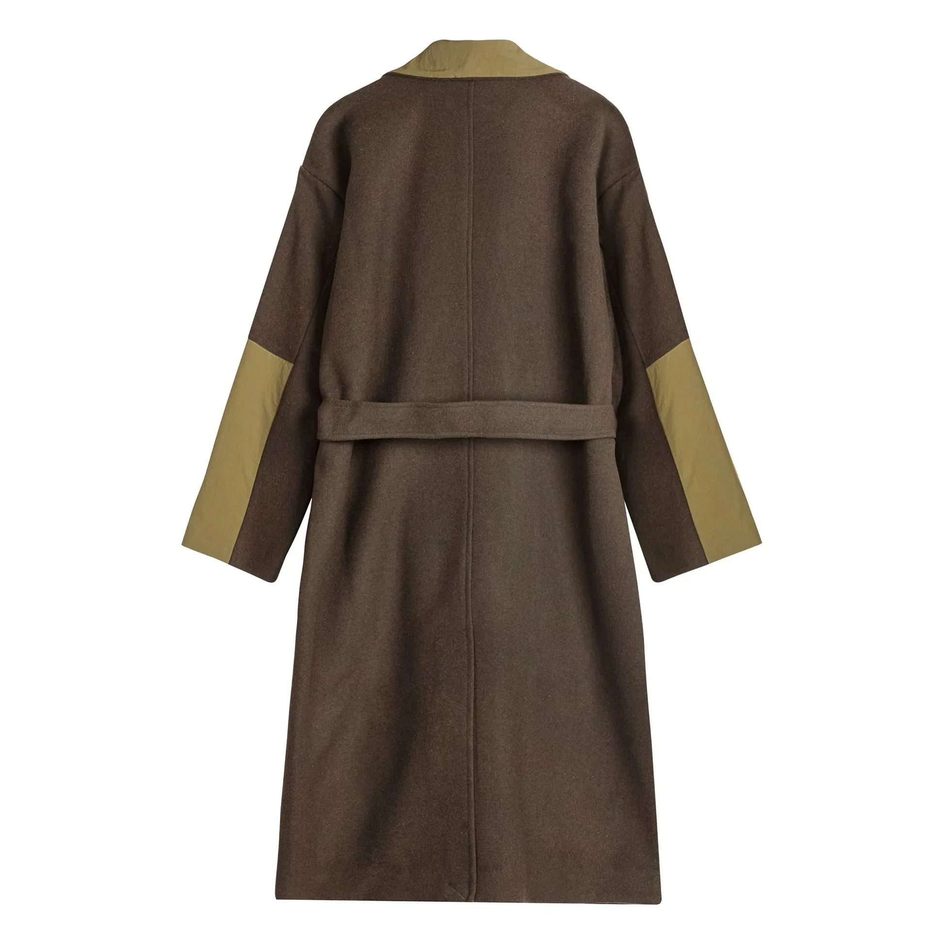 Bobo Choses - Long Wool Coat - Women's Collection | Khaki
