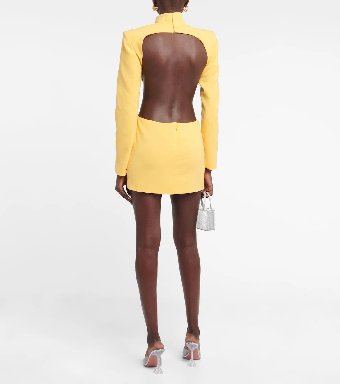 Mônot - Cutout crêpe minidress