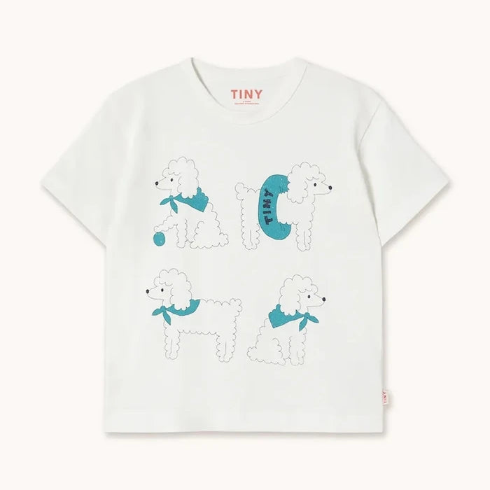 Детска памучна тениска Tinycottons POODLE GRAPHIC TEE