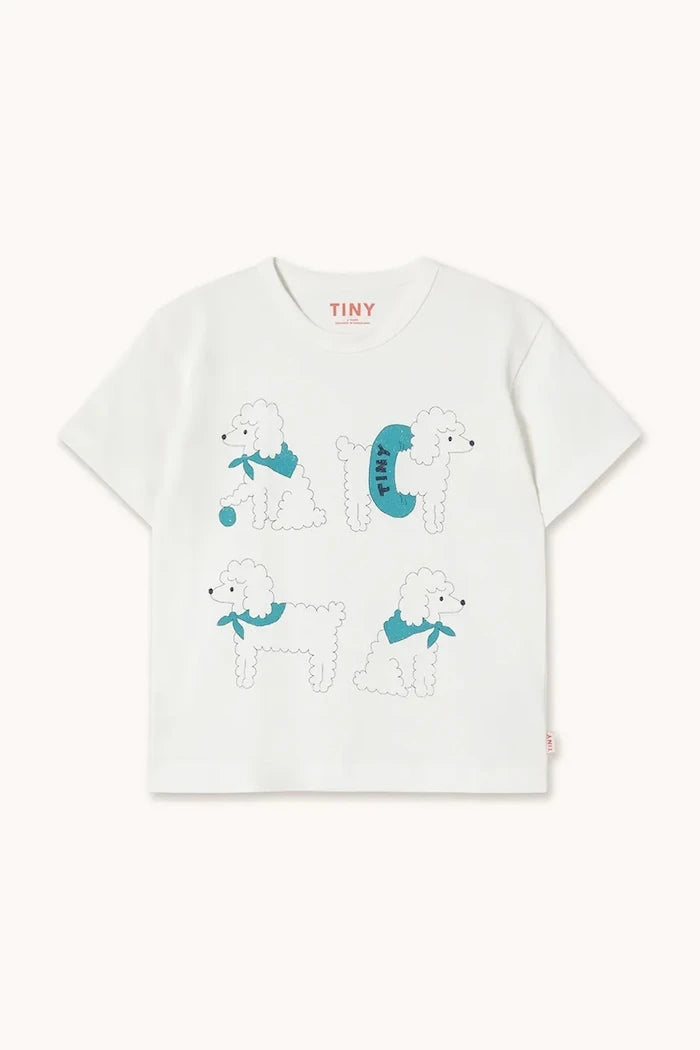 Детска памучна тениска Tinycottons POODLE GRAPHIC TEE