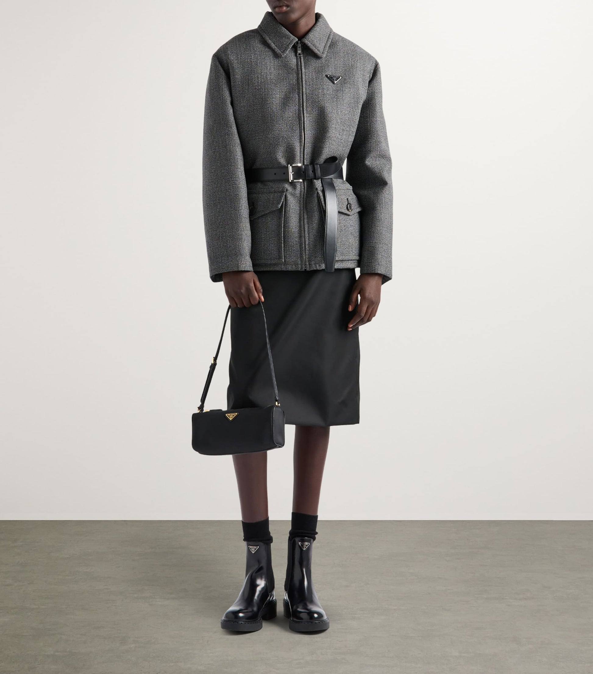 Prada Black Re-Nylon Shoulder Bag