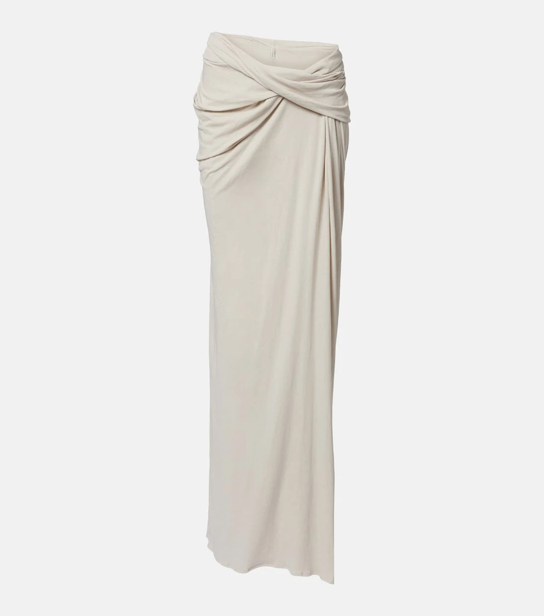 Entire Studios - Draped cotton-blend jersey maxi skirt