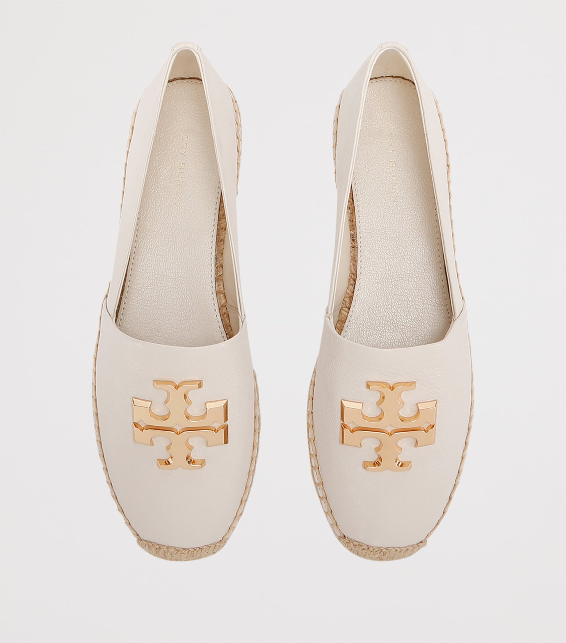 Leather Eleanor Espadrilles CREAM