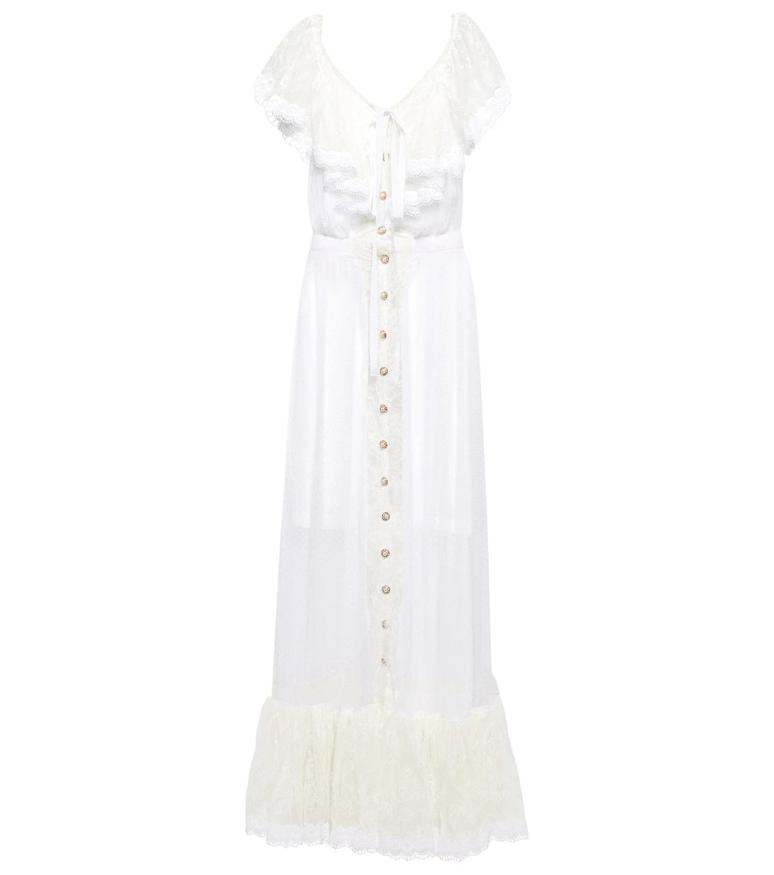 Rabanne - Off-shoulder maxi dress
