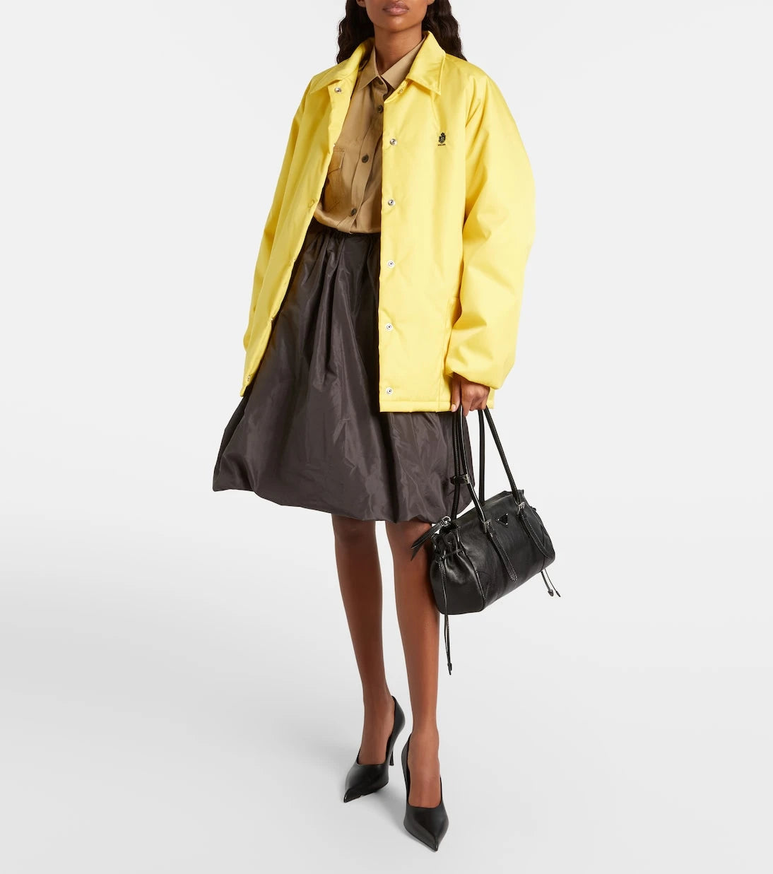 Prada - Prada Bonnie Medium leather tote bag