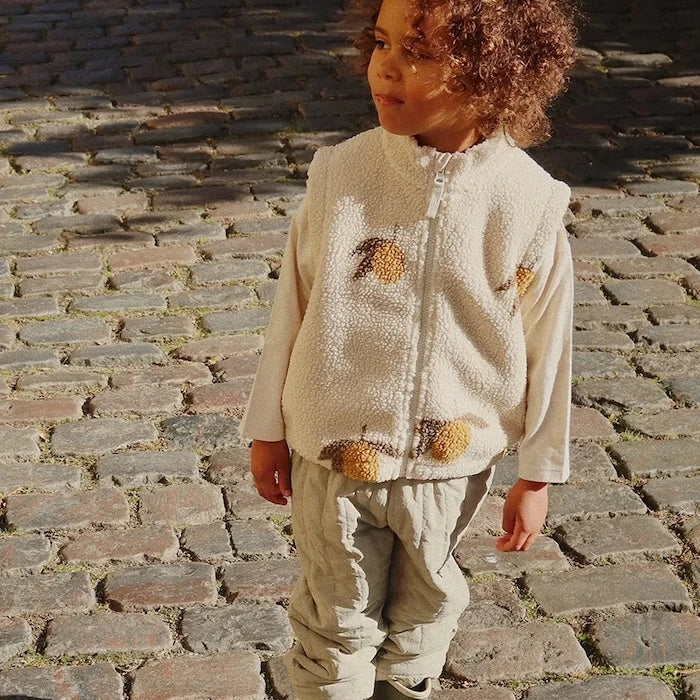 Детски елек Konges Sløjd JODY TEDDY VEST GRS