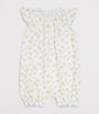 Pima Cotton Lemon Blossom Playsuit (9 Months)