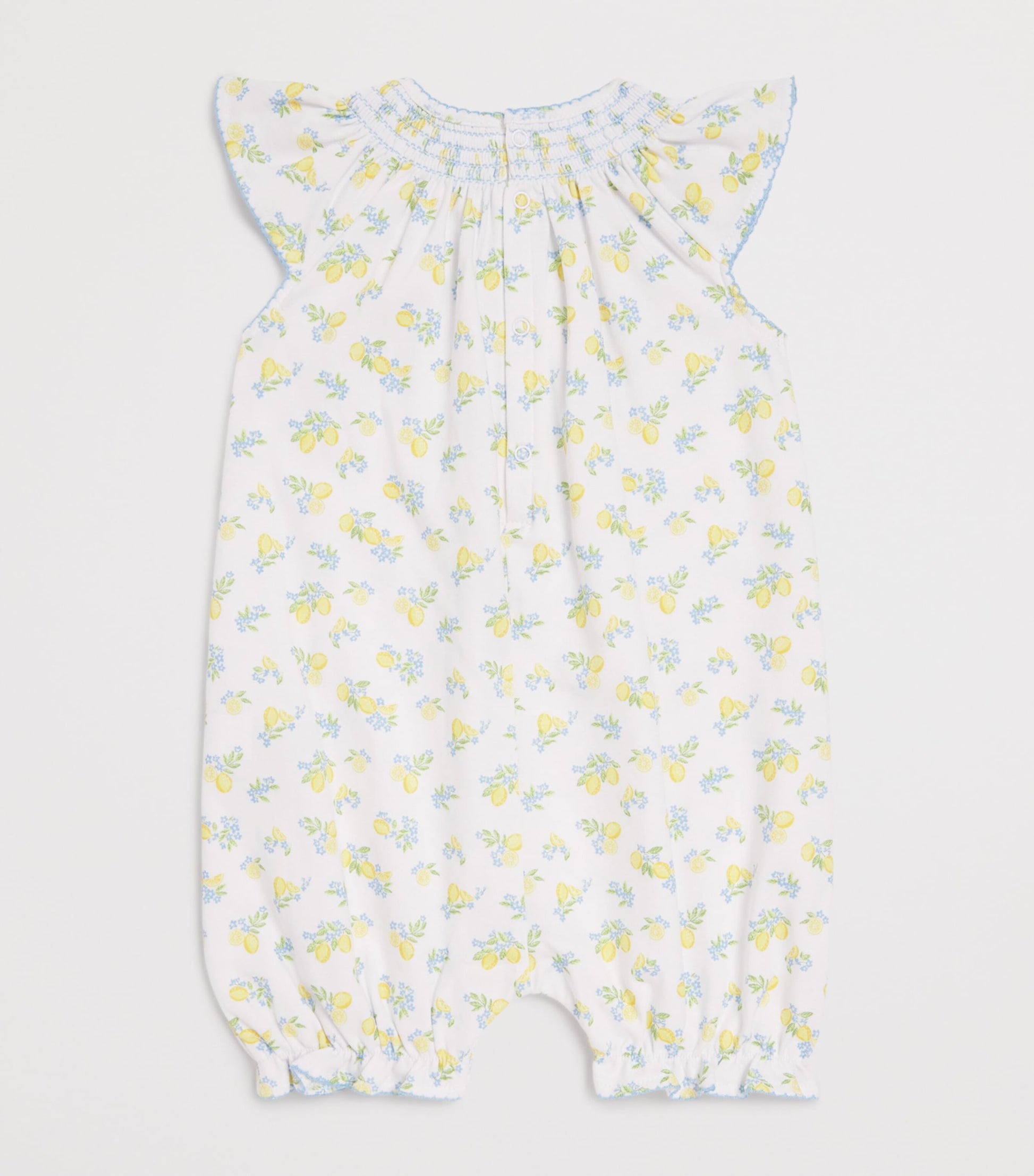 Pima Cotton Lemon Blossom Playsuit (9 Months)