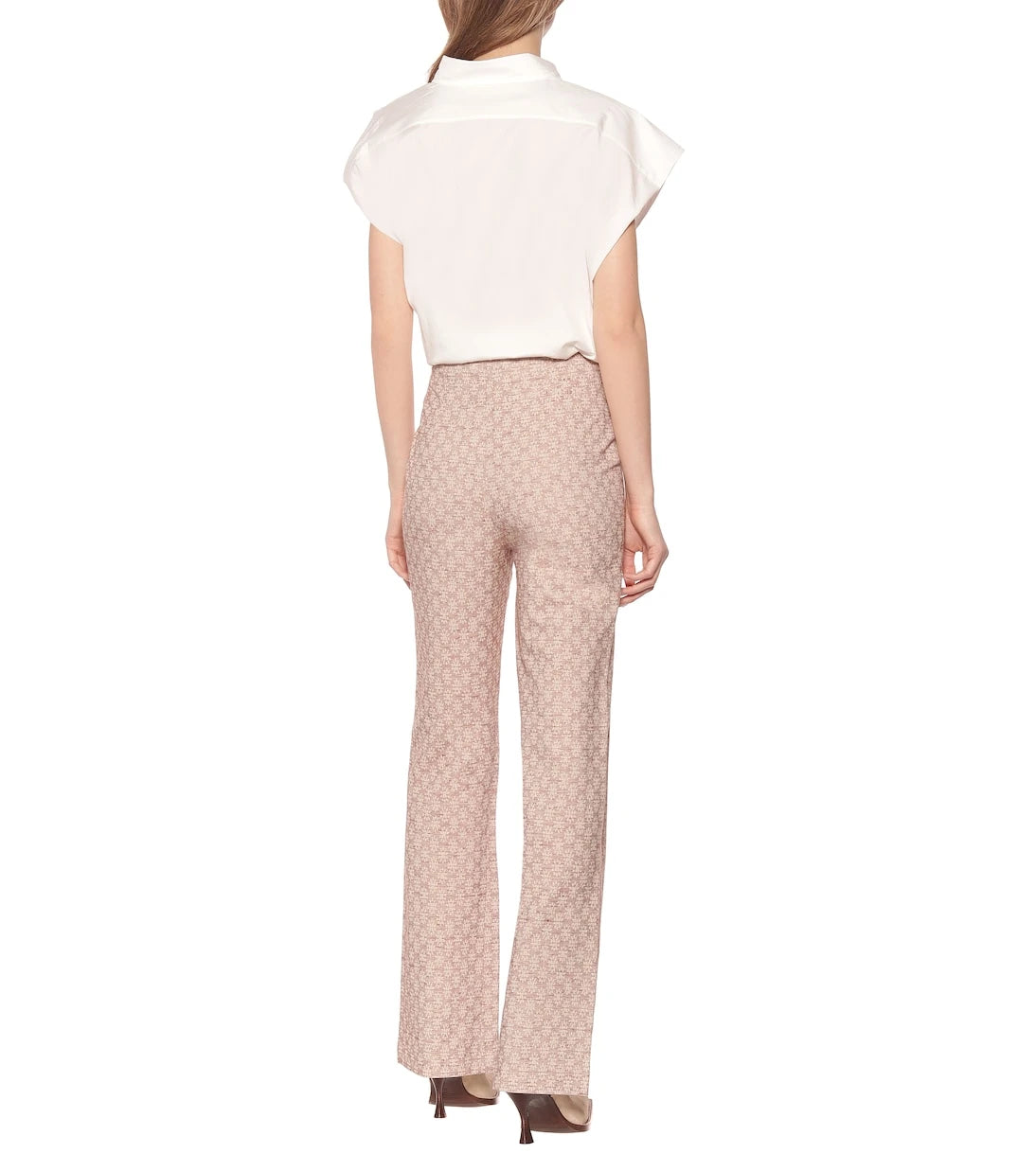 Acne Studios - Cotton-blend jacquard flared pants