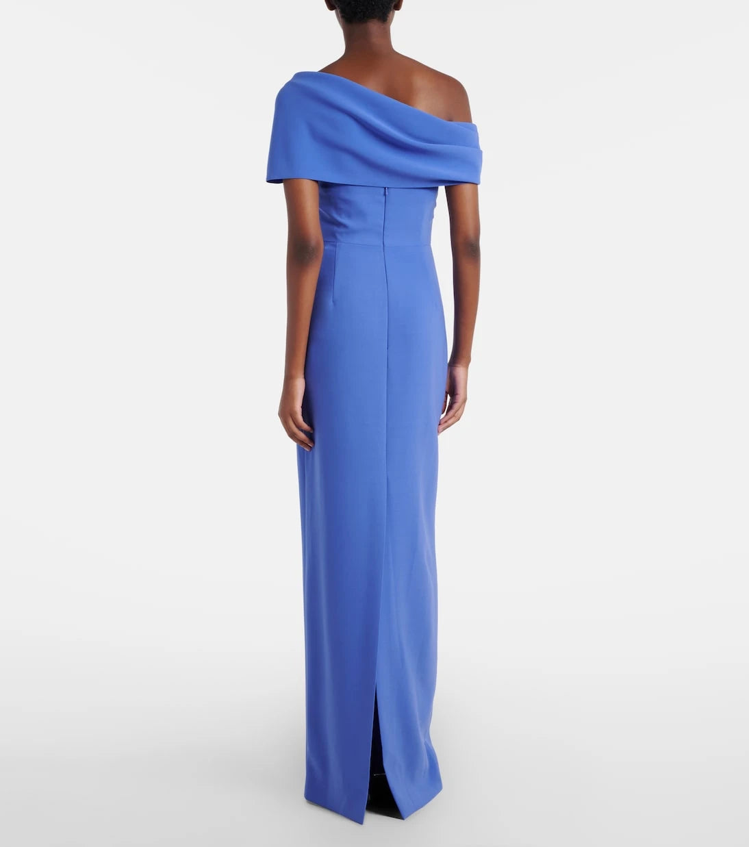 Carolina Herrera - Draped off-shoulder crêpe gown