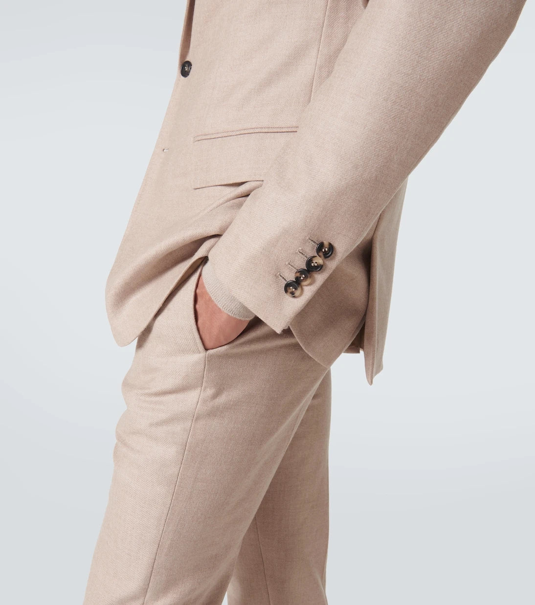 Gabriela Hearst - Irving wool and cashmere flannel suit jacket