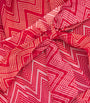 Missoni Red Silk Zigzag Shorts
