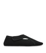 Alaïa Black Neoprene Ballet Flats