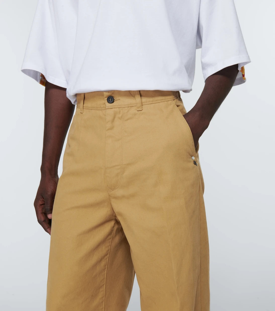 Incotex x Facetasm - Wide-leg cotton pants