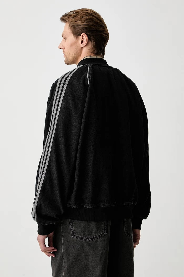 adidas Originals erkek denim bomber ceket Adicolor Denim